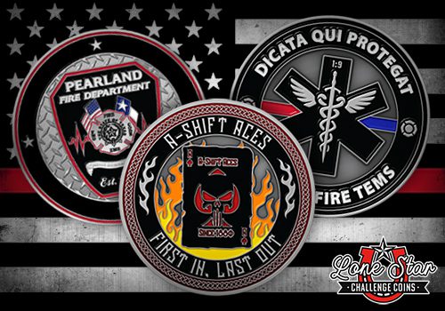 Custom Firefighter Challenge Coins
