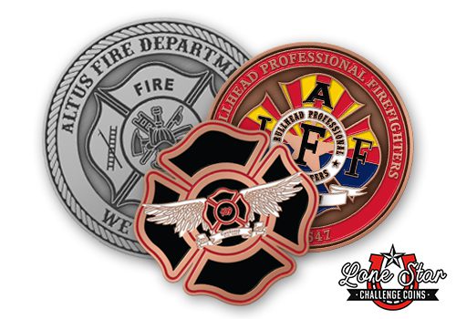 Maltese Cross Challenge Coins