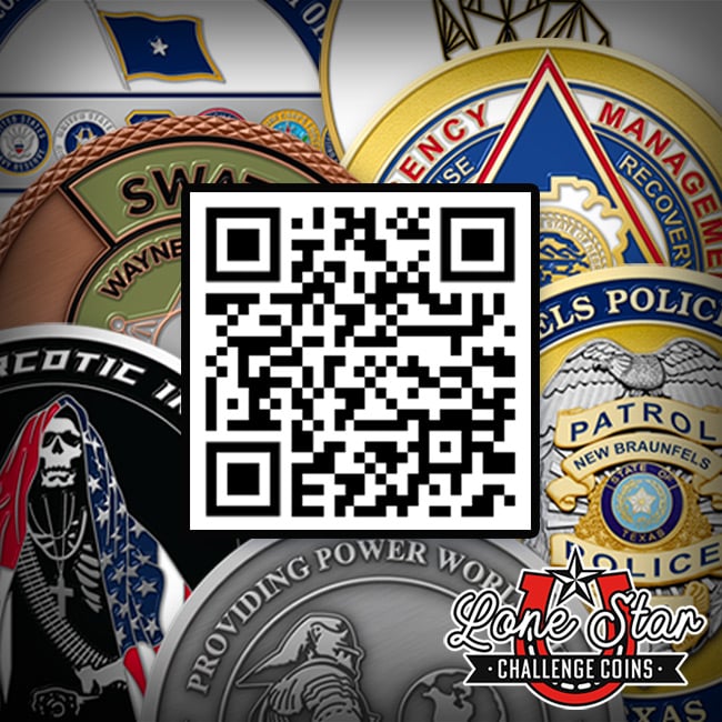 QR Codes for Custom Challenge Coins
