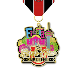 1.75 Inch Fiesta Medal